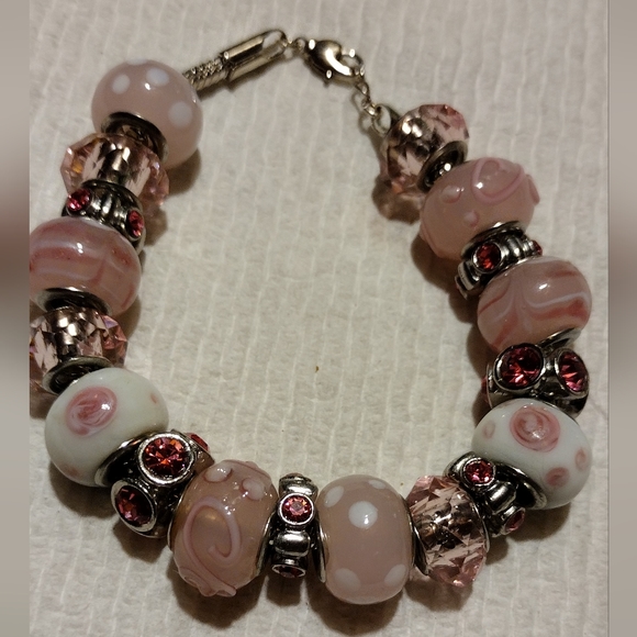 Full Pandora style charm bracelet - Picture 16 of 16
